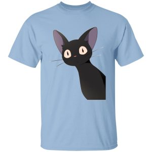 Kiki's Delivery Service Cat - Kiki’s Delivery Service  – Jiji Style 1 T Shirt-Apparel, Kiki's Delivery Service, Kiki's Delivery Service Cat, Tshirt