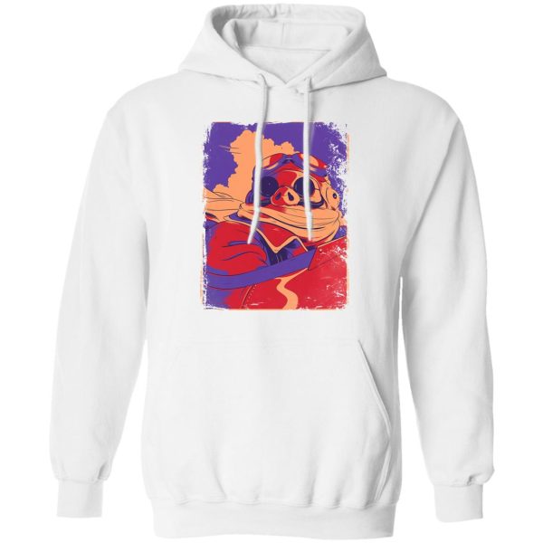 Porco Rosso Retro Hoodie-Apparel, Hoodie, porco rosso