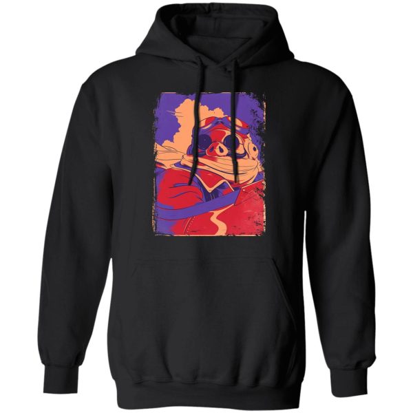 Porco Rosso Retro Hoodie-Apparel, Hoodie, porco rosso