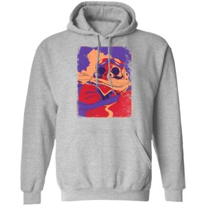 Porco Rosso Retro Hoodie-Apparel, Hoodie, porco rosso