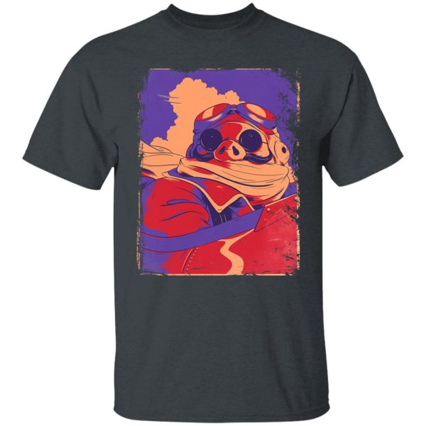 Porco Rosso Retro T Shirt-Apparel, porco rosso, Tshirt