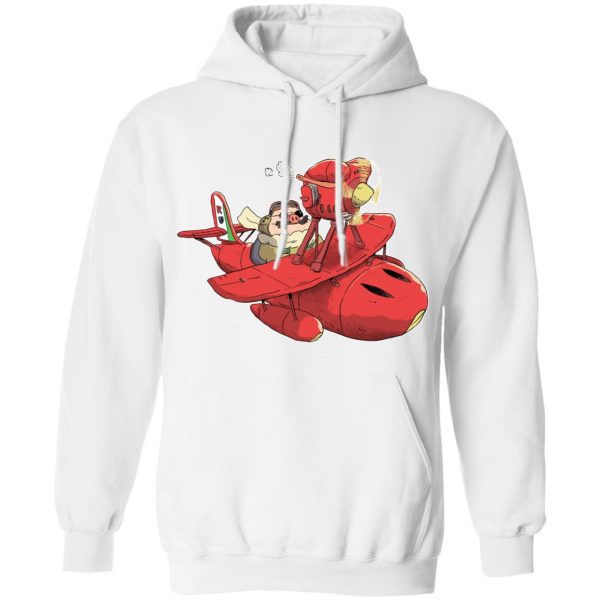 Porco Rosso Chibi Hoodie-Apparel, Hoodie, porco rosso