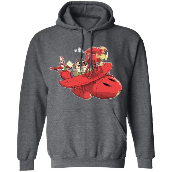 Porco Rosso Chibi Hoodie-Apparel, Hoodie, porco rosso