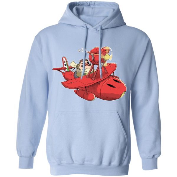 Porco Rosso Chibi Hoodie-Apparel, Hoodie, porco rosso