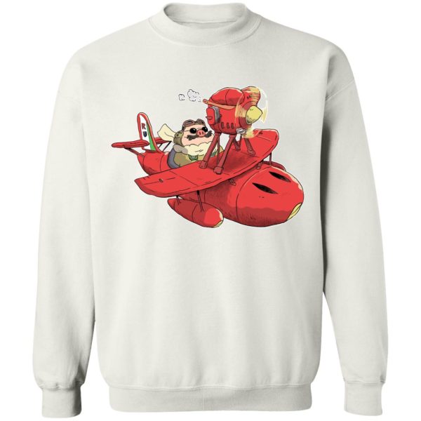 Porco Rosso Chibi Sweatshirt-Apparel, porco rosso, Sweatshirt