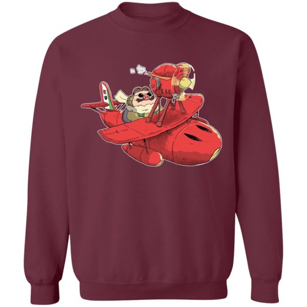 Porco Rosso Chibi Sweatshirt-Apparel, porco rosso, Sweatshirt