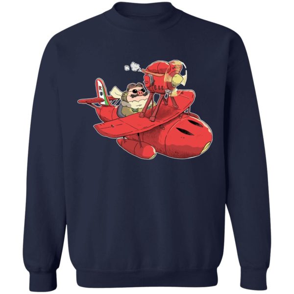 Porco Rosso Chibi Sweatshirt-Apparel, porco rosso, Sweatshirt