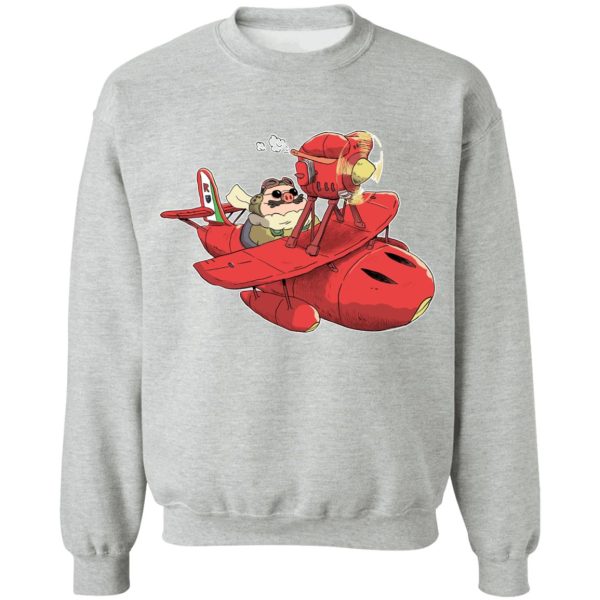 Porco Rosso Chibi Sweatshirt-Apparel, porco rosso, Sweatshirt