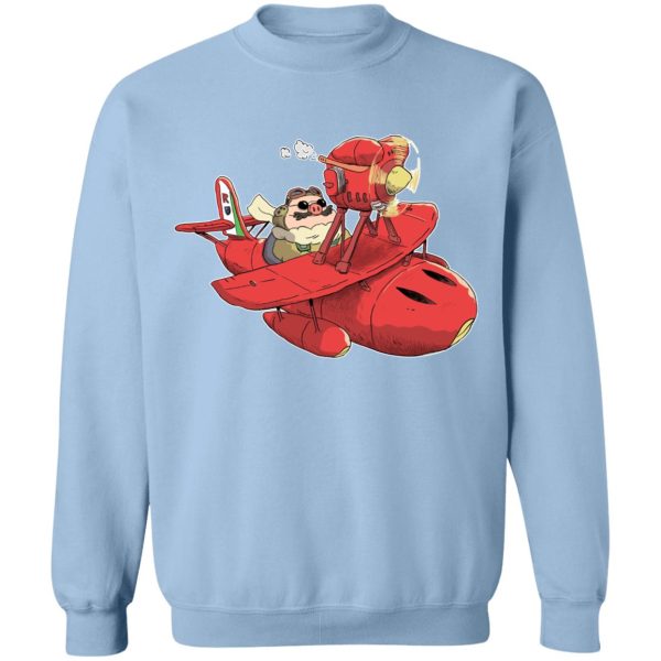 Porco Rosso Chibi Sweatshirt-Apparel, porco rosso, Sweatshirt