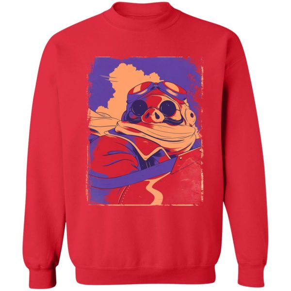 Porco Rosso Retro Sweatshirt-Apparel, porco rosso, Sweatshirt