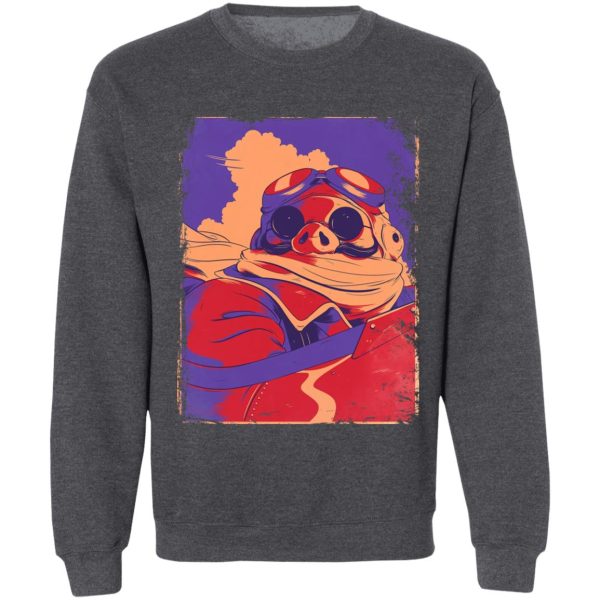 Porco Rosso Retro Sweatshirt-Apparel, porco rosso, Sweatshirt