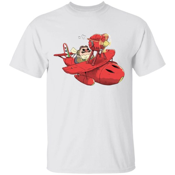 Porco Rosso Chibi T Shirt-Apparel, porco rosso, Tshirt