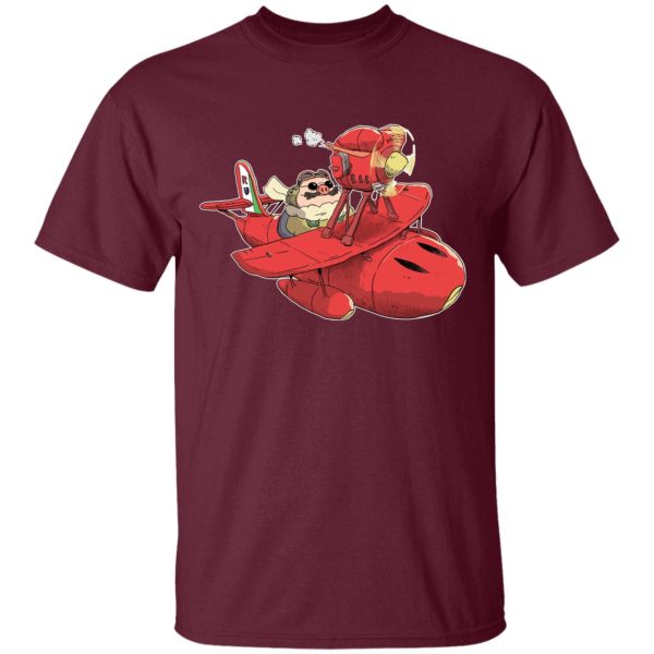 Porco Rosso Chibi T Shirt-Apparel, porco rosso, Tshirt