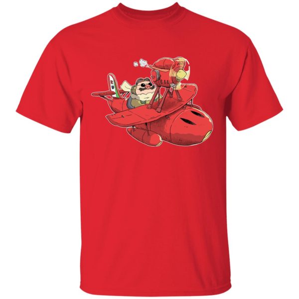 Porco Rosso Chibi T Shirt-Apparel, porco rosso, Tshirt