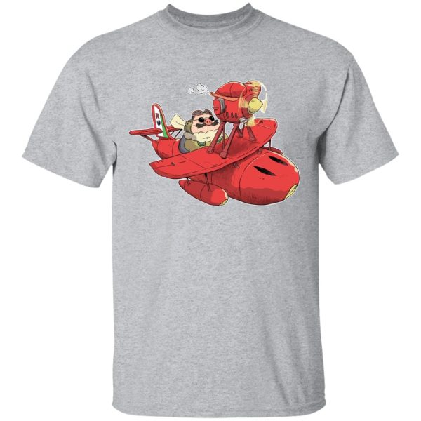 Porco Rosso Chibi T Shirt-Apparel, porco rosso, Tshirt