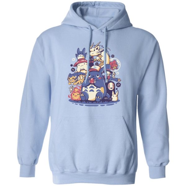 Totoro Mochi Donut - Totoro and Friends Hoodie-Apparel, Hoodie, My Neighbor Totoro, Totoro Mochi Donut