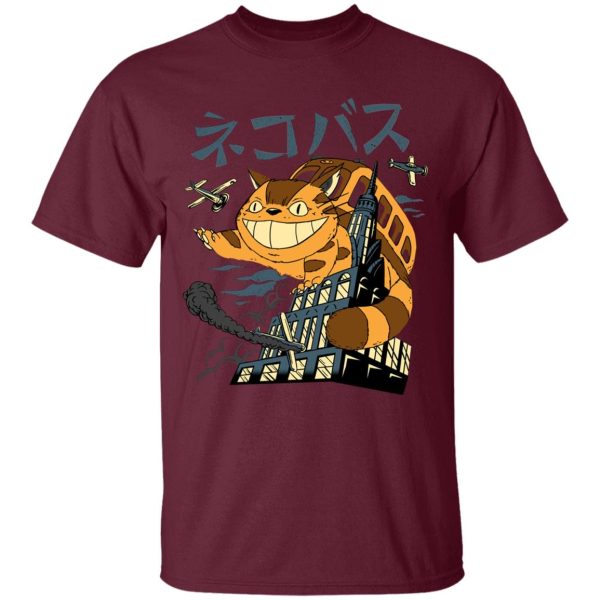 Totoro Restaurant - The Cat Bus Kong T Shirt-Apparel, My Neighbor Totoro, Totoro Restaurant, Tshirt