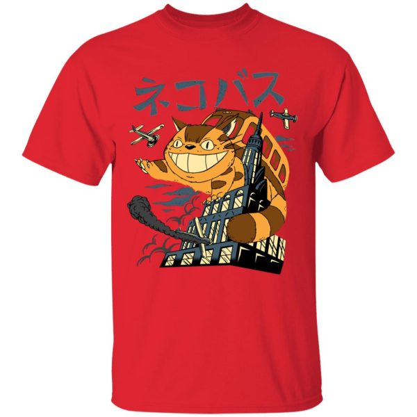 Totoro Restaurant - The Cat Bus Kong T Shirt-Apparel, My Neighbor Totoro, Totoro Restaurant, Tshirt