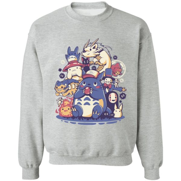 Japanese Totoro Plush - Totoro and Friends Sweatshirt-Apparel, Japanese Totoro Plush, My Neighbor Totoro, Sweatshirt