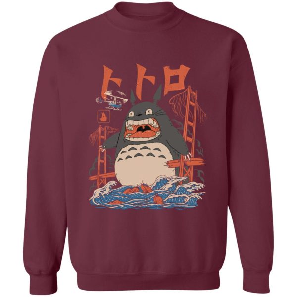 My Neighbor Totoro Japanese - Totoro Kong Sweatshirt-Apparel, My Neighbor Totoro, My Neighbor Totoro Japanese, Sweatshirt