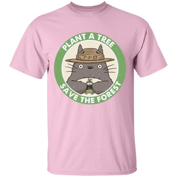 Totoro Cartoon Movie - My Neighbor Totoro – Plant a Tree Save the Forest T Shirt-Apparel, My Neighbor Totoro, Totoro Cartoon Movie, Tshirt