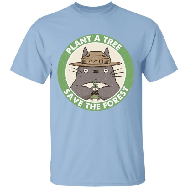 Totoro Cartoon Movie - My Neighbor Totoro – Plant a Tree Save the Forest T Shirt-Apparel, My Neighbor Totoro, Totoro Cartoon Movie, Tshirt