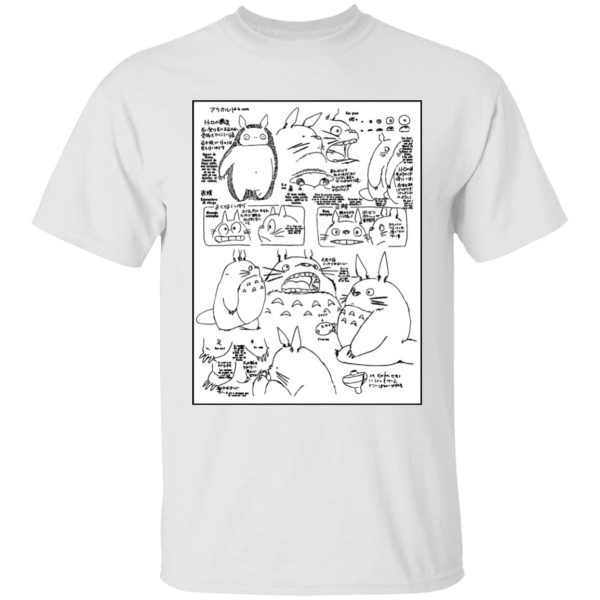 Dai-totoro - Totoro Original Character Sketch T Shirt Unisex-Apparel, Dai-totoro, My Neighbor Totoro