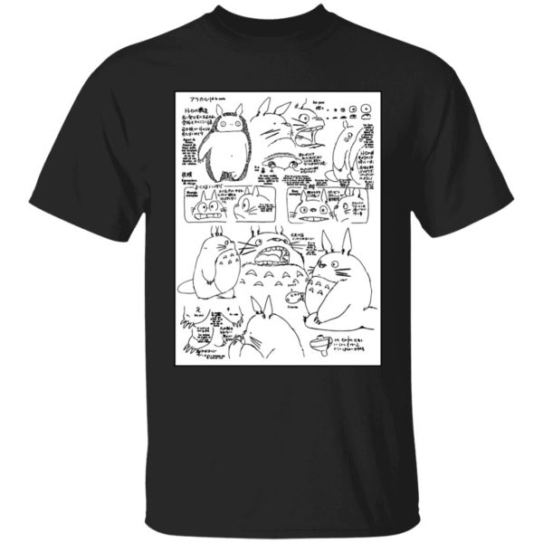 Dai-totoro - Totoro Original Character Sketch T Shirt Unisex-Apparel, Dai-totoro, My Neighbor Totoro