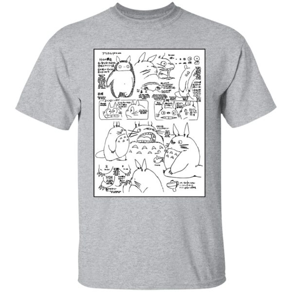 Dai-totoro - Totoro Original Character Sketch T Shirt Unisex-Apparel, Dai-totoro, My Neighbor Totoro