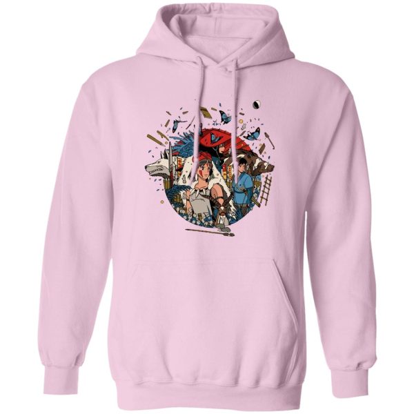 Princess Mononoke Forest Spirit Black - Princess Mononoke Kokyo Hoodie Unisex-Apparel, princess mononoke, Princess Mononoke Forest Spirit Black