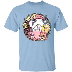 Spirited Away In Theaters - Spirited Away No Face Tea Time T Shirt Unisex-Apparel, Chihiro From Spirited Away, kaonashi, no face, Spirited Away, Spirited Away In Theaters, Spirited Away Poster, Tshirt