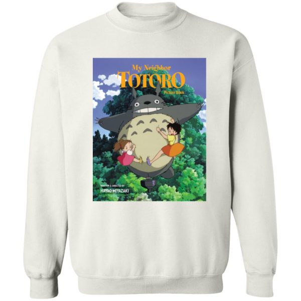 Studio Ghibli My Neighbor Totoro - My Neighbor Totoro On The Tree Sweatshirt-Apparel, My Neighbor Totoro, Studio Ghibli My Neighbor Totoro, Sweatshirt