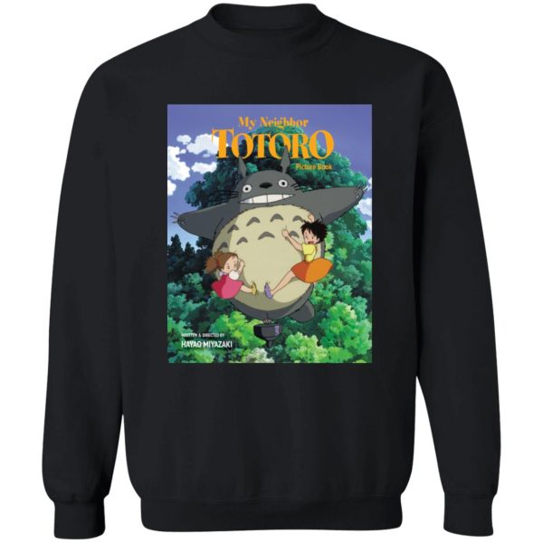 Studio Ghibli My Neighbor Totoro - My Neighbor Totoro On The Tree Sweatshirt-Apparel, My Neighbor Totoro, Studio Ghibli My Neighbor Totoro, Sweatshirt