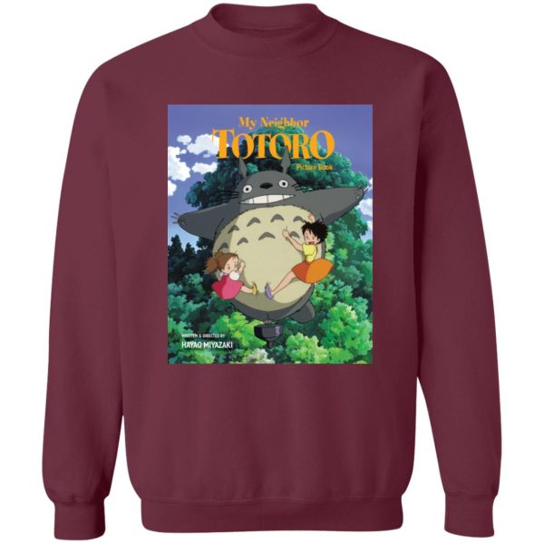 Studio Ghibli My Neighbor Totoro - My Neighbor Totoro On The Tree Sweatshirt-Apparel, My Neighbor Totoro, Studio Ghibli My Neighbor Totoro, Sweatshirt