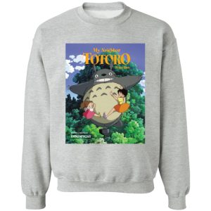 Studio Ghibli My Neighbor Totoro - My Neighbor Totoro On The Tree Sweatshirt-Apparel, My Neighbor Totoro, Studio Ghibli My Neighbor Totoro, Sweatshirt