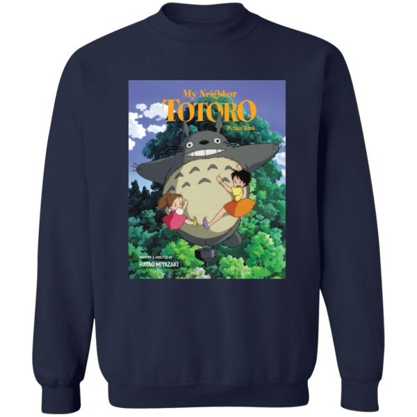 Studio Ghibli My Neighbor Totoro - My Neighbor Totoro On The Tree Sweatshirt-Apparel, My Neighbor Totoro, Studio Ghibli My Neighbor Totoro, Sweatshirt