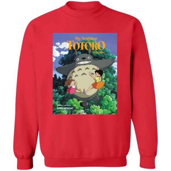 Studio Ghibli My Neighbor Totoro - My Neighbor Totoro On The Tree Sweatshirt-Apparel, My Neighbor Totoro, Studio Ghibli My Neighbor Totoro, Sweatshirt