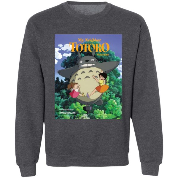 Studio Ghibli My Neighbor Totoro - My Neighbor Totoro On The Tree Sweatshirt-Apparel, My Neighbor Totoro, Studio Ghibli My Neighbor Totoro, Sweatshirt