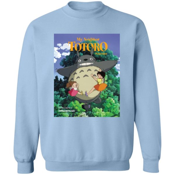 Studio Ghibli My Neighbor Totoro - My Neighbor Totoro On The Tree Sweatshirt-Apparel, My Neighbor Totoro, Studio Ghibli My Neighbor Totoro, Sweatshirt