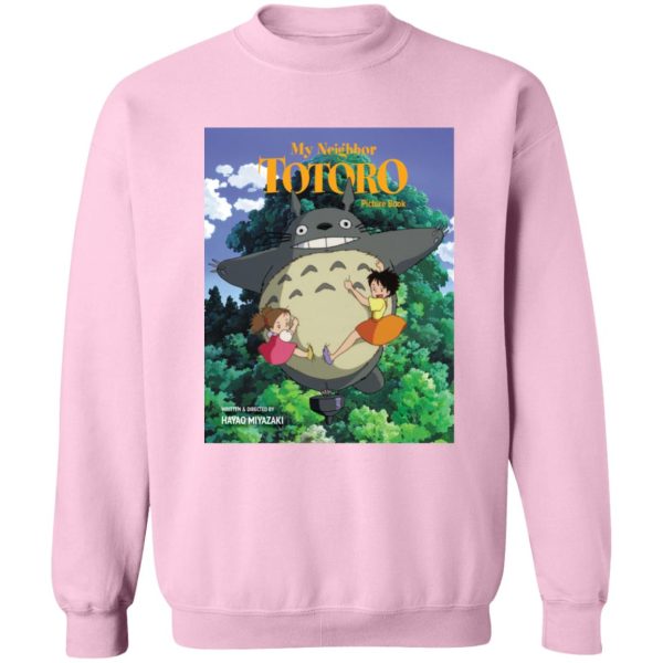 Studio Ghibli My Neighbor Totoro - My Neighbor Totoro On The Tree Sweatshirt-Apparel, My Neighbor Totoro, Studio Ghibli My Neighbor Totoro, Sweatshirt