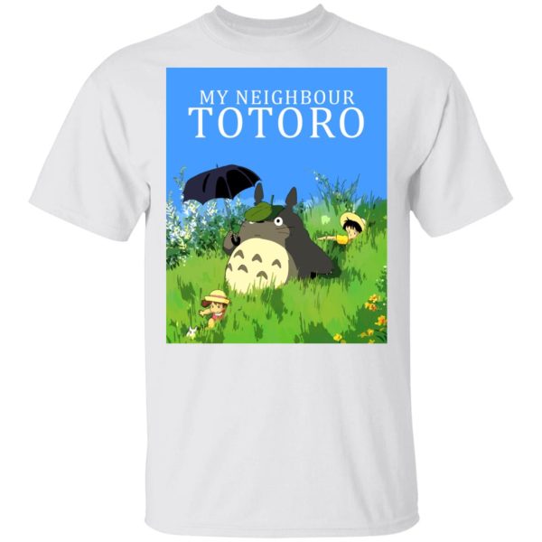 Totoro Plush Toy - My Neighbor Totoro T Shirt Unisex-Apparel, My Neighbor Totoro, Totoro Plush Toy, Tshirt