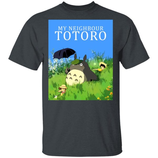 Totoro Plush Toy - My Neighbor Totoro T Shirt Unisex-Apparel, My Neighbor Totoro, Totoro Plush Toy, Tshirt