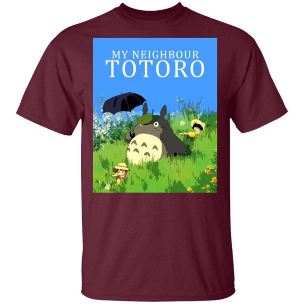 Totoro Plush Toy - My Neighbor Totoro T Shirt Unisex-Apparel, My Neighbor Totoro, Totoro Plush Toy, Tshirt