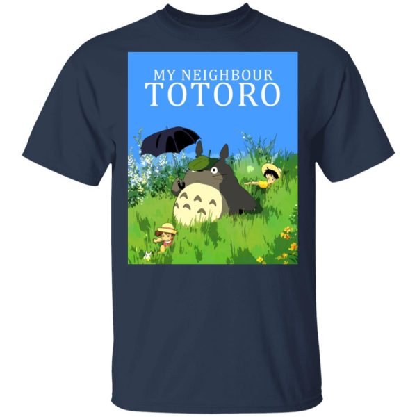 Totoro Plush Toy - My Neighbor Totoro T Shirt Unisex-Apparel, My Neighbor Totoro, Totoro Plush Toy, Tshirt