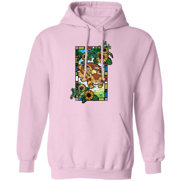 Totoro In Japanese - My Neighbor Totoro – Cat Bus Stained Glass Art Hoodie-Apparel, Hoodie, My Neighbor Totoro, Totoro In Japanese