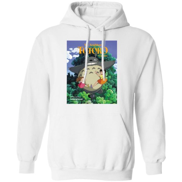 Totoro And Mei - My Neighbor Totoro On The Tree Hoodie-Apparel, Hoodie, My Neighbor Totoro, Totoro And Mei