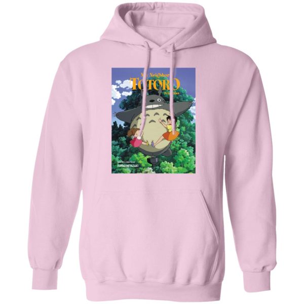 Totoro And Mei - My Neighbor Totoro On The Tree Hoodie-Apparel, Hoodie, My Neighbor Totoro, Totoro And Mei