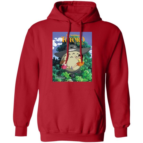 Totoro And Mei - My Neighbor Totoro On The Tree Hoodie-Apparel, Hoodie, My Neighbor Totoro, Totoro And Mei