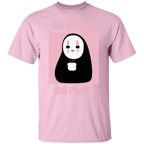 Spirited Away Haku And Chihiro - No Drama, No Face T Shirt Unisex-Apparel, no face, Spirited Away, Spirited Away Haku And Chihiro, Tshirt