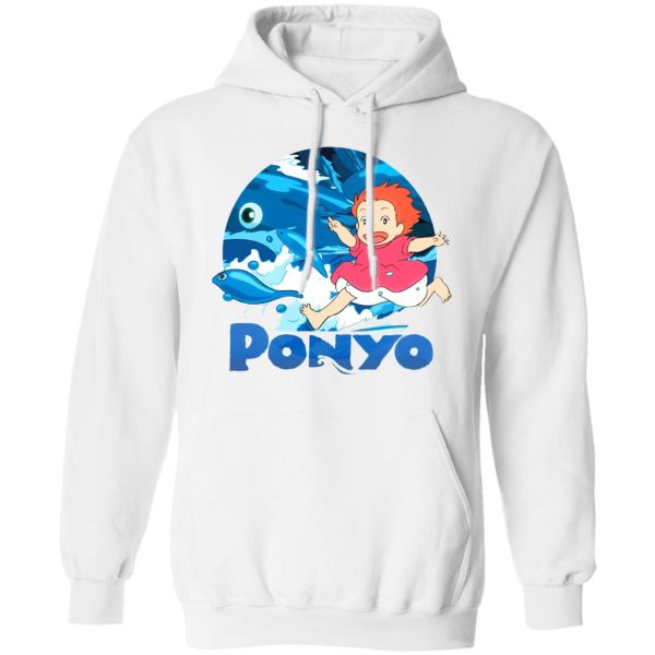 Where Can I Watch Ponyo - Ghibli Studio Ponyo On The Waves Hoodie Unisex-Apparel, Hoodie, ponyo, Where Can I Watch Ponyo